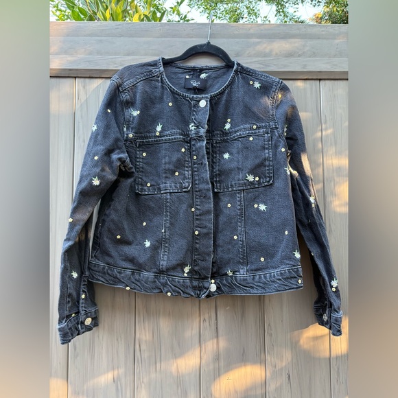 Rails Lido Jacket In Ash Black Floral - Picture 3 of 8